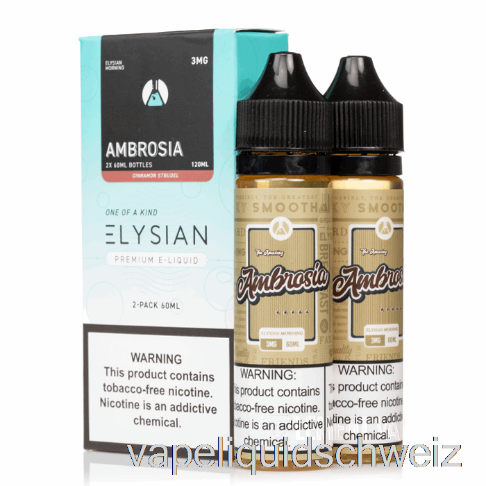 Ambrosia - Elysian Labs E-Liquid - 120 Ml 3 Mg Vape Liquid E-Liquid Schweiz